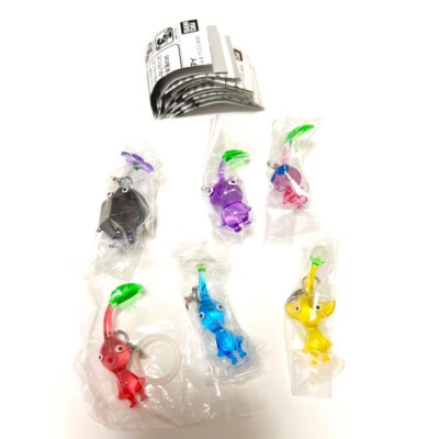 Bandai Namco Pikmin Gashapon Mejirushi Accessories Complete Set of