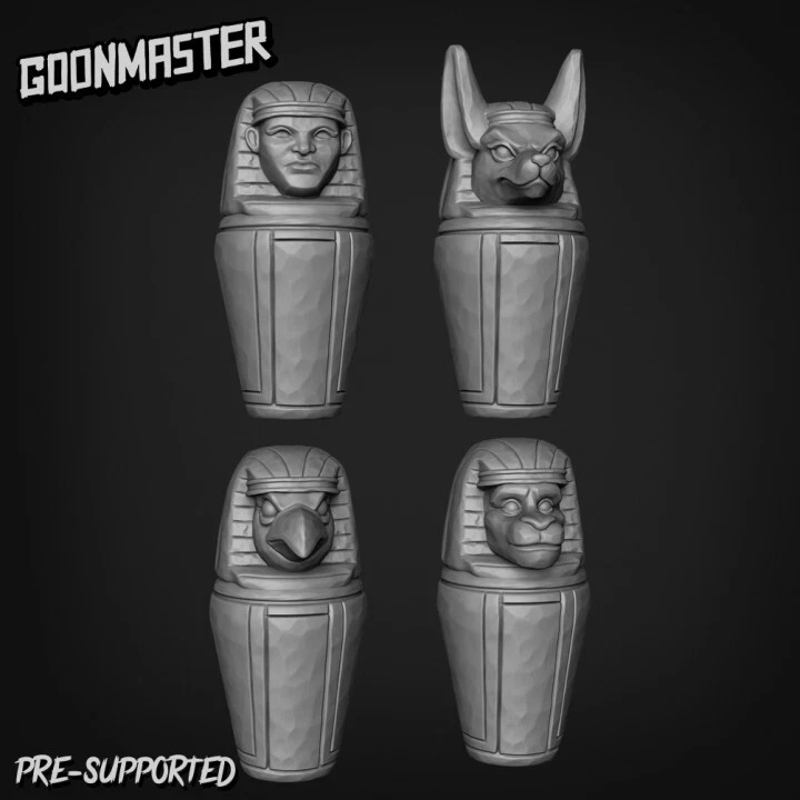 Canopic Jars - Basing Kit/ Basing Bits/ Tufts/ Model Scenery/ Goon Master