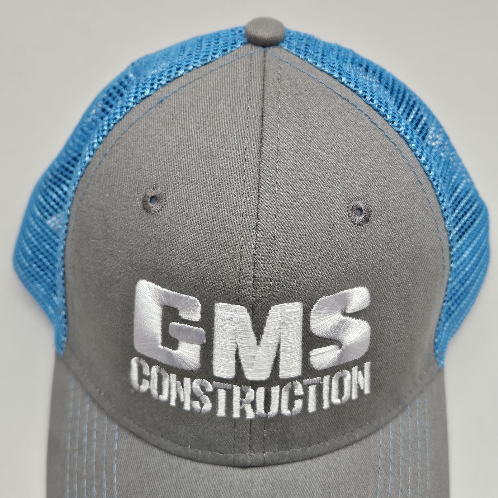 GMS Construction Hat Cap Mesh Adjustable Snapback… - image 2