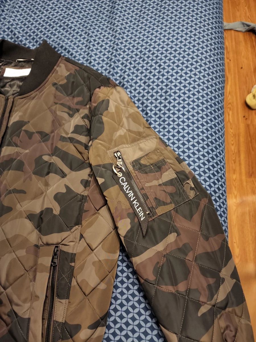 Calvin klein camo jacket sale
