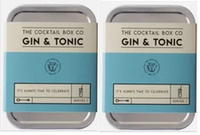 LOT OF 2 The Cocktail Box - Gin & Tonic Kit