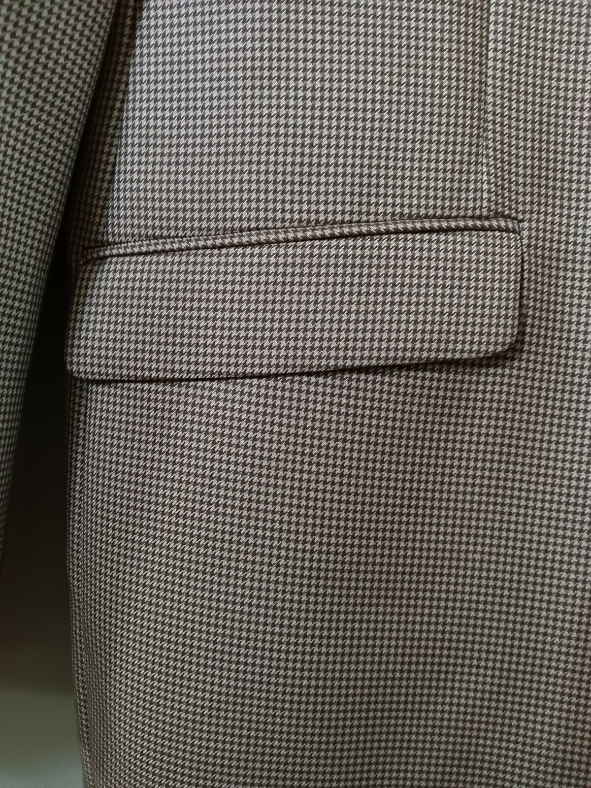 ADOLFO MENS SPORT  COAT JACKET MENS TAN CHECK SIZE 44 LONG NWT image 8
