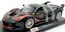 1:18 Maisto Ferrari FXX-K  #5 Fu Songyang Black w/ Orange Accents | Diecast NEW