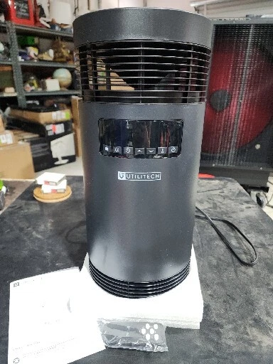 Utilitech 360u0026#039; Ceramic Heater Ajustable Thermostat 1500watts 300sq  Indoor New | eBay