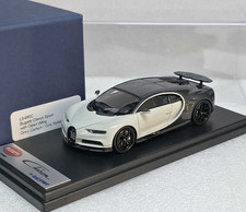 Bugatti Chiron Sport Grey Carbon/Gris Rafale (Metallic) Looksmart 1/43 #LS490C