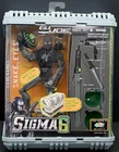 New G.I. Joe Sigma 6 Snake Eyes Figure 2005 Hasbro 8 Inch Action Figure NEW