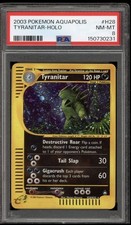 Pokemon Tyranitar Aquapolis Holo Rare H28 PSA 8 on eBay