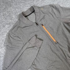 Lululemon Jacket Mens Medium Gray Bomber Full...