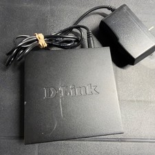 D-Link DGS-105 5-Port Gigabit Desktop Switch Unmanaged Metal Case Black B1