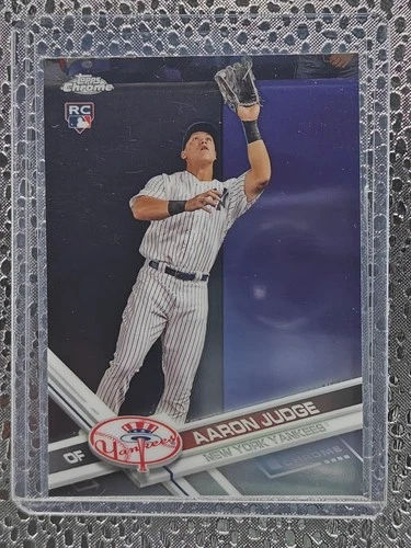 2017 Topps Chrome Series 1 Aaron Judge ROOKIE RC Base YANKEES