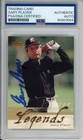 2002 UD UPPER DECK GOLF LEGENDS GARY PLAYER SIGNED PSA DNA COA AUTOGRAPH HOF