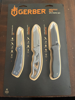 Gerber 3-Piece Folding Knife Set Gerber Gear, Greatest Hits