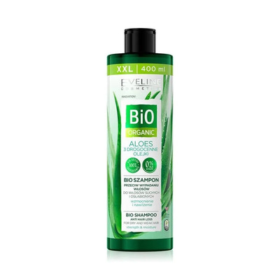 5903416029175 Bio Organic bioszampon przeciw wypadaniu włosów Aloes 400ml Evelin