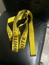 OFF-WHITE Industrial Belt Authentic Yellow -Virgil Abloh