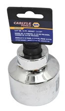 Napa Carlyle Tools 3/4" Drive 12 Point Socket Tool 2-1/4" S34072 Chrome Finish