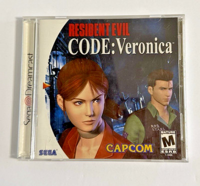 Vintage Resident Evil Code Veronica Sega Dreamcast CIB 2 Disc Tested See Video