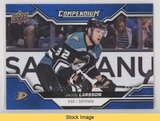 2018-19 Upper Deck Compendium Blue Jacob Larsson #461 READ 0a4