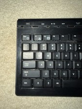 Logitech PlayStation 3 Cordless MediaBoard Pro Y-X5A77 Keyboard Trackpad Used