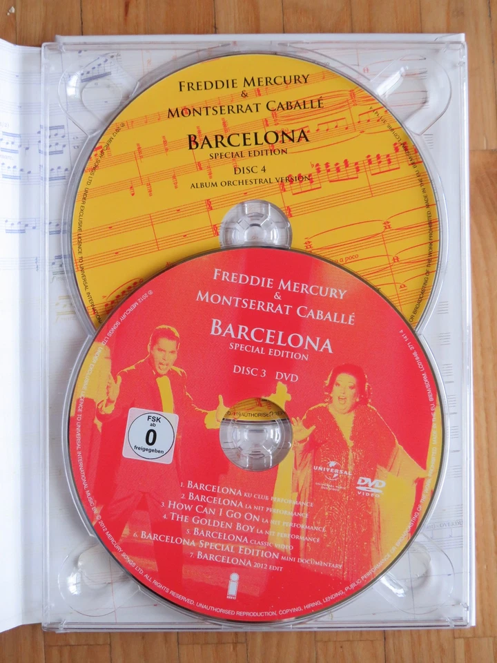 Freddie Mercury Montserrat Caballé - Barcelona Special Edition Deluxe 4 Disc Set - Bild 4 von 4