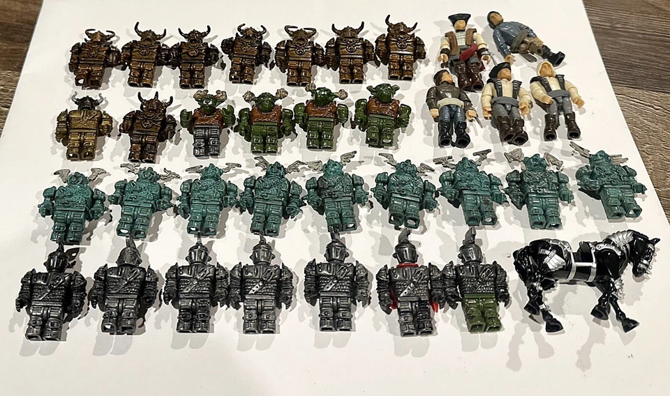 Mega Bloks Dragons Krystal Wars Mini Figures Mixed Lot Of 35 - Image 4 of 4