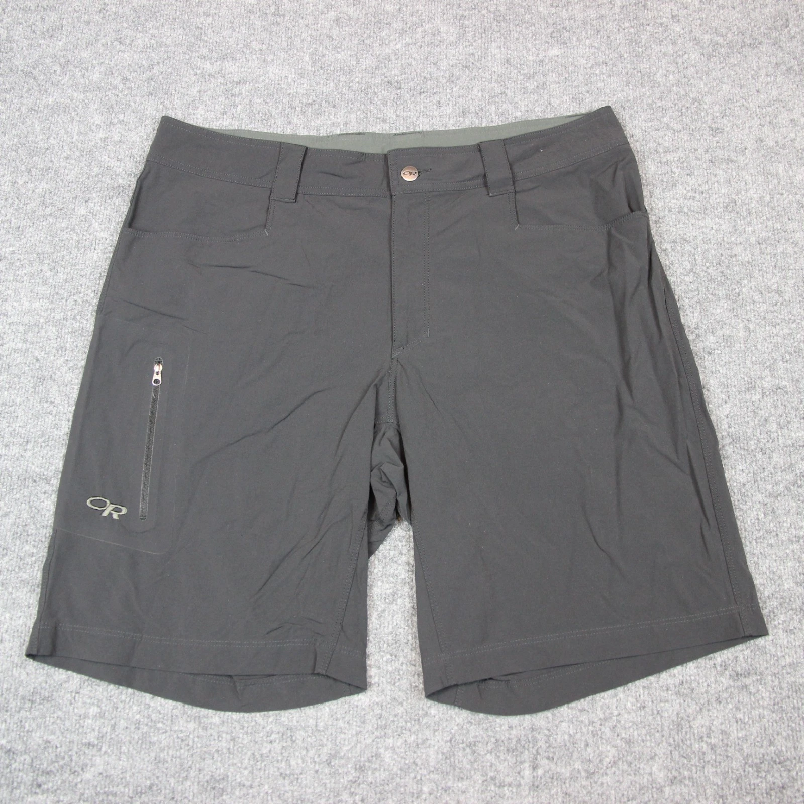 Outdoor Research Ferrosi 10" Shorts Men's 36 Gray Nylon Stretch Hiking V044