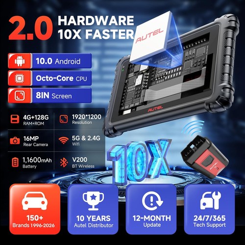 2026 Autel MaxiSys MS906 PRO-TS voiture OBD2 appareil de diagnostic ECU codage TPMS RDKS - Photo 10/17