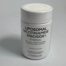 Liposomal Nicotinamide Riboside+ 30 Vegetable Capsules New Sealed 08/2028