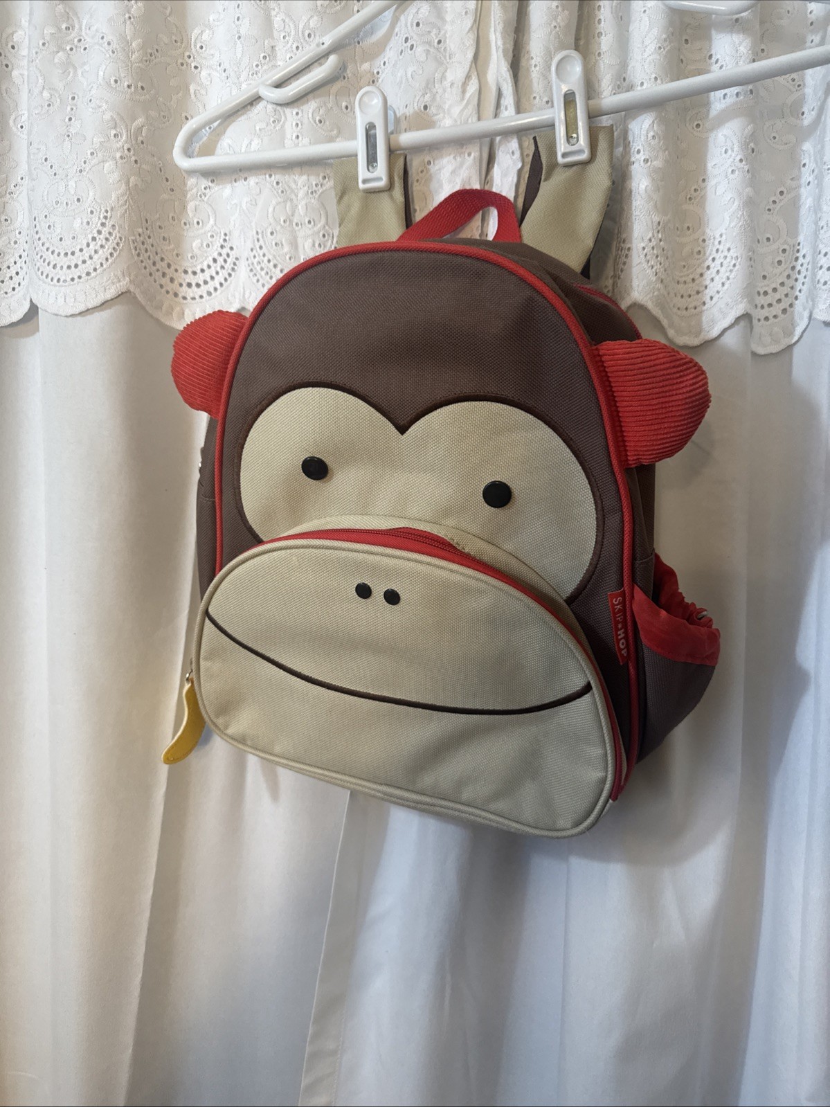 Skip Hop Zoo Mini Brown Monkey Backpack W Safety Harness And