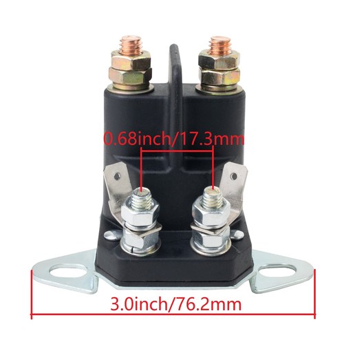 Annolai 117-1197 Solenoid 12V for Toro Timecutter ss5000 z4200 ss4225 ss4235...  - Picture 3 of 6