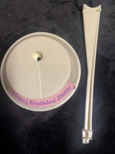 1985 Happy Birthday Barbie Doll Stand, 1708-2068