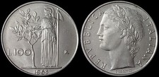 Italy 100 Lire 1955 to 1989 Choice of Year