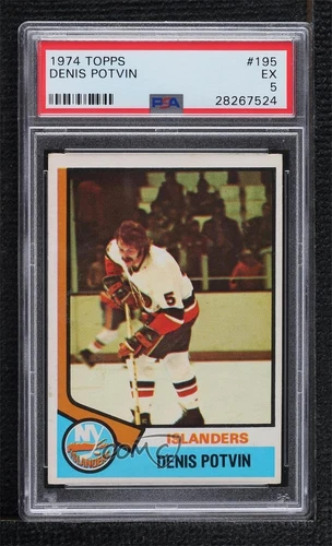 1974-75 Topps Denis Potvin #195 PSA 5 Rookie RC HOF