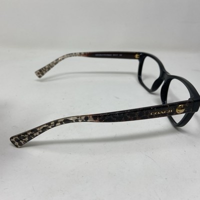 Coach HC 6082 5353 Black Wild Beast Leopard Print Eyeglasses  display picture 1