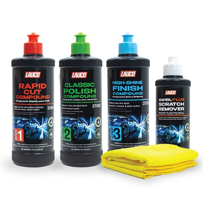 #ad LAUCO Paint Correction Compounds Step 1 2 3 – 16oz Swirl Remover 8oz Kits $49.99