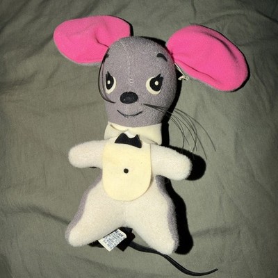 Vintage R. Dakin & Co. Plush Toy Mouse 1970s Stuffed Animal