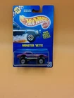 Hot Wheels 1989 #39 Monster Vette Blue Card  vintage purple 🔥20