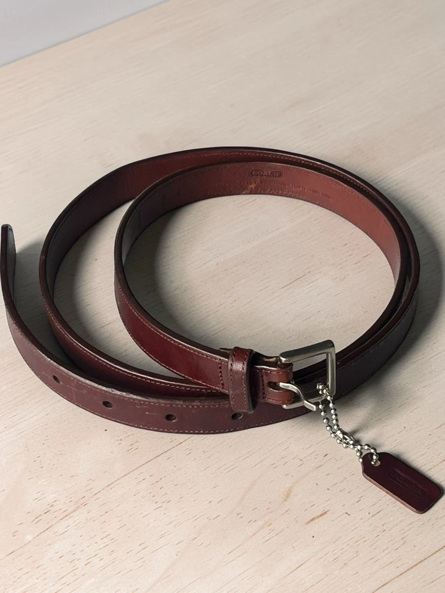 Coach Skinny Solid Belts for Women for sale | eBay
