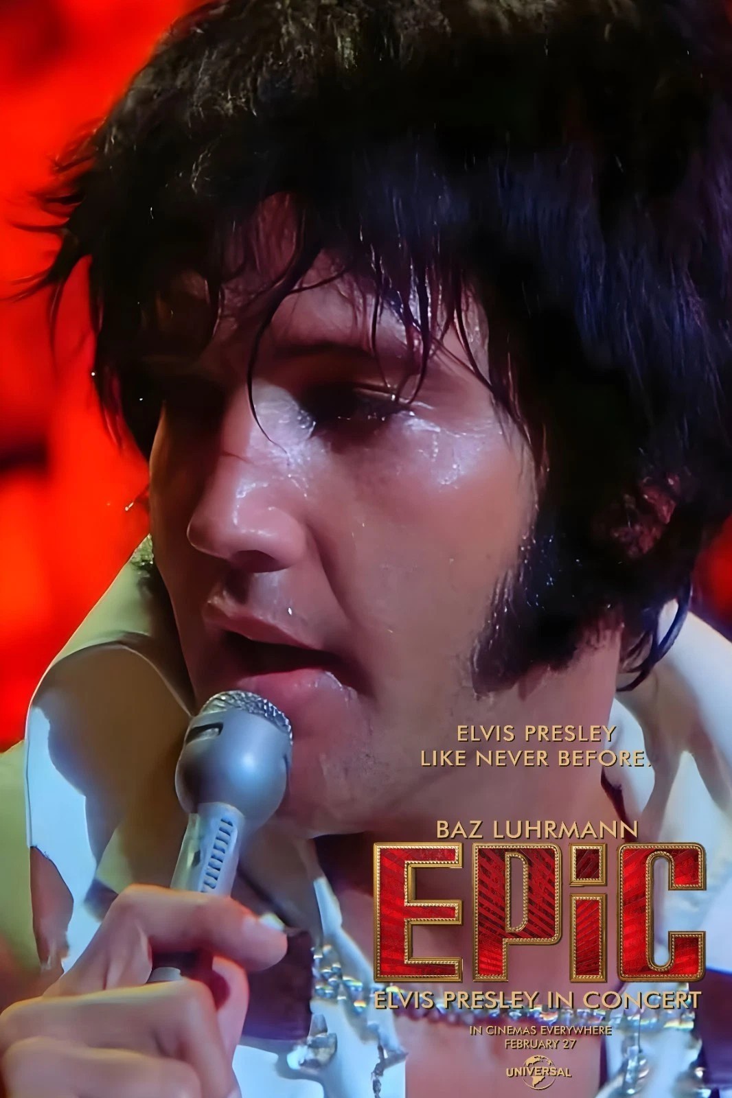 EPIC : ELVIS PRESLEY IN CONCERT  Poster Various sizes 260gsm
