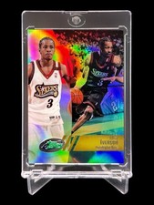 2002/03 Topps ALLEN IVERSON ETOPPS REFRACTOR HOLO SP VARIATION #27🔥RARE🔥