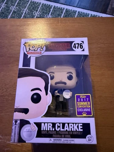 Funko Pop! Stranger Things Mr. Clarke #476 2017 Summer Convention Exclusive