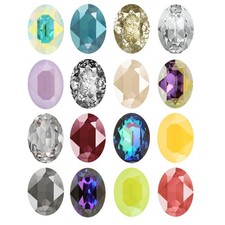 Superior PRIMERO 4120 Oval Crystals Fancy Stones  Many Sizes  Colors