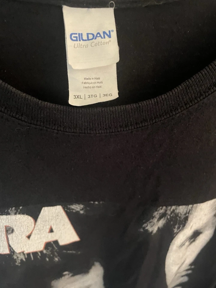 Camiseta Zebra Band Tour Vintage Original 3XL Foto 3 de 4