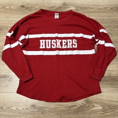 Victoria s Secret Fifth & Ocean Women s Red Husker Sweater Top Size Large (A38)