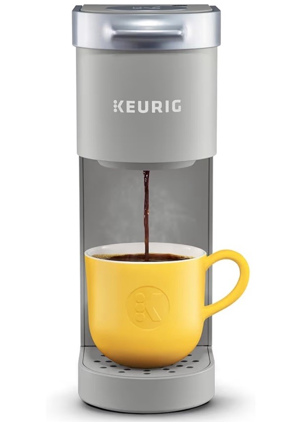 Keurig K-Mini Single Serve K-Cup Pod Coffee Maker, 6 to 12oz Brew size Studio Gr