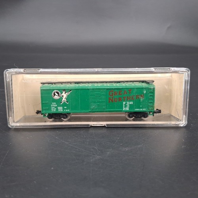 #ad N Gauge Life Like 40#x27; Box Car Great Northern 7755 GN 27024 in Box $6.99