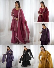 Women Pakistani Salwar Kameez Readymade 3 Piece Suit Indian Wedding Party Dress