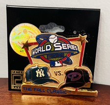 2001 Arizona Diamondbacks World Champions Pin - Yankees & D'Backs Fall Classic