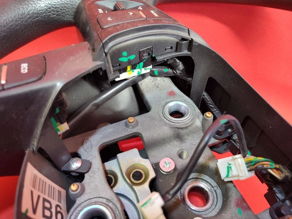 Volante Kia Optima 2012 2013 negro con interruptores de radio de control de crucero Foto 3 de 4