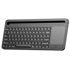 Multi Device Built-in Cradle Touchpad Bluetooth Keyboard for Windows iOS Android