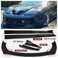 For Pontiac Firebird Car Front Bumper Lip Splitter Side Skirt Spoiler Us Stock